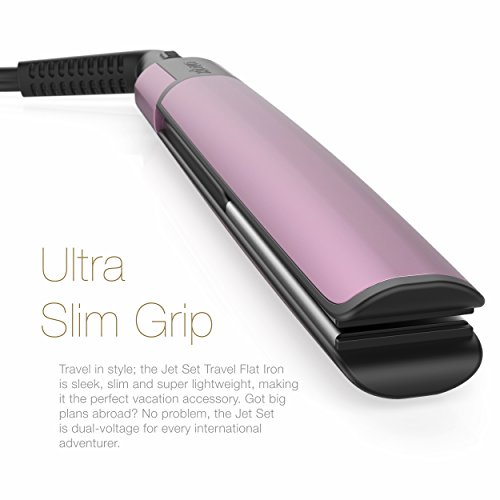 Купить xtava Jet Set Travel Flat Iron Portable, Lightweight Straightener Perfect for CarryOn