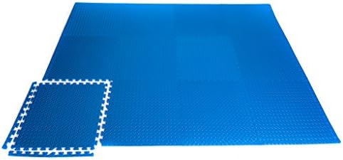 Zoeshare Puzzle Exercise Mat, EVA Foam Interlocking Tiles, Protective Flooring for Gym Equipment and Cushion for Workouts