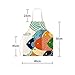 Fish Aprons for Kids,Lovely Cartoon Pattern Apron,Burlap Cotton Chef Kitchen Cooking Apron Bib,Children Baking Apron