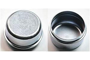 xyocx Replacement Trailer 1.98" Inch Grease Cover Dust Cap fits 2000 lbs to 3500 lb Axle Hub with Plug (2 Pack)