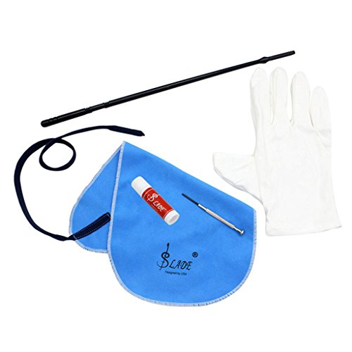 image for MonkeyJack Flute Maintenance Kit with Cleaning Cloth Stick Cork Grease