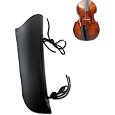 WUQIMUSC Upright Bass bow quiver, Leather Bass bow case, Sturdy Bow bag Holder for German and French bass bow, Bass Instrument Strings Accessories (Black)