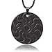 Anti EMF Radiation Protection Pendant |Tourmaline 2300 Negative Ions, Far Infrared & Scalar Energy Volcanic Lava | Reverse Aging.Joint Pain.Blood Circulation ...