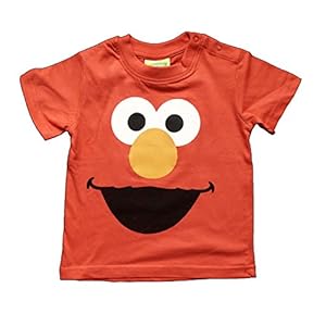 Babyshirt voor jongens en meisjes, Sesamstraat Elmo (uniseks)