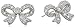 Amazon Collection Sterling Silver Cubic Zirconia Pave Bow Stud Earrings