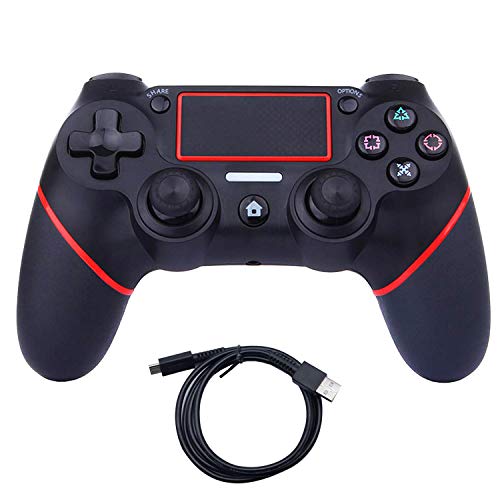 PS4 Controller Wireless Bluetooth Game Controller Dualshock Gamepad for Playstation 4 Touch Panel Joypad with Dual Vibration, Instantly Timely Manner to Share Joystick