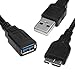EZOPower 2 in 1 9-pin Micro-USB 3.0 OTG Host Flash Disk Cable Adapter for Samsung Galaxy S5 G900, Galaxy Note 3 N9000 N9005 Smartphone, Samsung Galaxy Note Pro 12.2, Galaxy Tab Pro 12.2, Nokia Lumia 2520 Tablet - Black
