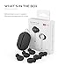 AhaStyle 3 Pairs AirPods Ear Tips Silicone Earbuds Cover [Not Fit in The Charging Case] Compatible with Apple AirPods (3 Pairs Large, Black)