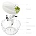 Manual Food Chopper-LOVKITCHEN Compact and Powerful Hand Held Vegetable Chopper/Mincer/Blender to Chop Fruits/Vegetables/Nuts/Herbs/Onions/Garlics for Salsa,Salad,Pesto,Coleslaw,Puree (S)