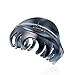 Rosette Large Chic Styling Hair Claw Clip Organic Glass Strong Holding Power Hair Clips Clamps Indoor Outdoor Hair Grip Hairpins Hairgrip for Women and Girls Hair Barrettes For Thick Hair(Gray)