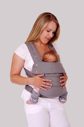 Marsupi Compact and Soft, Front and Side Baby Carrier - Slate Grey