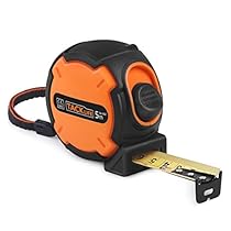 Tacklife TM-B02 Classic Tape Measure 16Ft Self-Marking Ruler Metric Imperial Scale Retractable Measuring Tape with Wrist Strap for Construction, Home, Carpentry Measurement