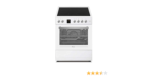 Candy New Timeless CVE660MW/E, Cocina Libre Instalación, Horno Multifunción  60L, Vitrocerámica 4 Zonas, 60CM, Digital y Mandos, Rustepollos,  Temporizador, Altura Ajustable y Ruedas, Clase A, Blanco : Amazon.es:  Grandes electrodomésticos