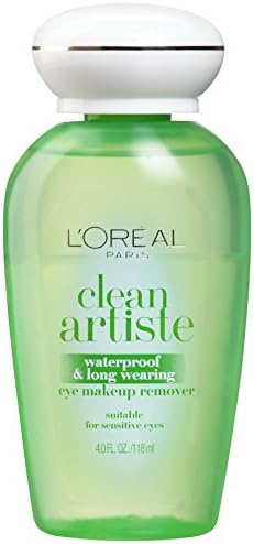 Loreal Paris Clean Artiste Eye Makeup Remover Sensitive Eyes 4 Fl Oz