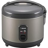 Zojirushi NS-RPC10HM Rice Cooker and Warmer, 5.5-Cup (Uncooked), Metallic Gray