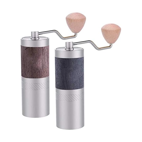 JWCN Manuelle Kaffeemühle Tragbare Kaffeebohne Mühle Hexag Edelstahl Conical Burr Kaffee Mühle Schnelle Demontage für… – Bild 5