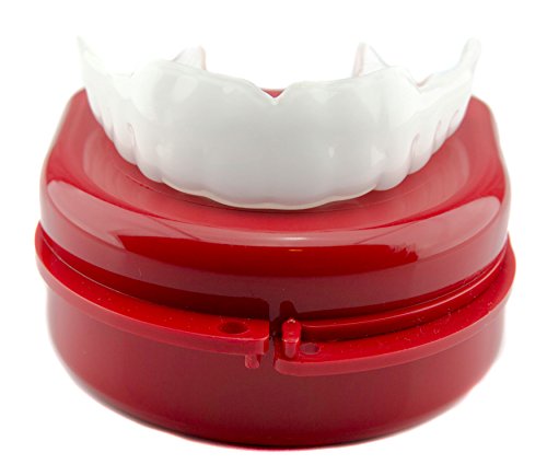 Impact All Sports Mouthguard Lacrosse, Football, Hockey, Basketball, ​​Jiu-Jitsu, and More, Breathable Mouthguard for Youth Adults, Professional Custom-Fit, White