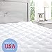 ExceptionalSheets Pillowtop Mattress&nbsp;Topper&nbsp;with Fitted Skirt - Extra Plush Pad Found in&nbsp;Marriott&nbsp;Hotels - Made in The USA, Queen Size primary