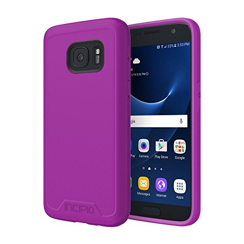 Samsung Galaxy S7 case, Incipio [Performance Series] Level 2, Dual Layered Drop Protection Tough Protection Scratch-Resistant Hybrid Cover - Purple