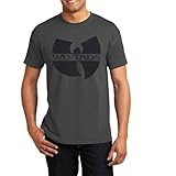 OCPrintShirts Men's Black Logo Wu-Tang Clan Hardcore Hip Hop WU Wear Street Style Classic Logo Men Tee T-Shirt S-5XL