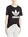 adidas Originals Women's Boyfriend Trefoil Tee, Large, Black