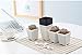 KORAM 14-pack Colorful Flower Pots 2.7-inch Square Plastic Plant Pot Succulent Planter Nursery Pots with Saucer for Home Office Garden, 1 Set of Planting Tools - Garden Gifts for Men & Women