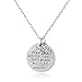 Luvalti Personalized Necklace with Text “Dogs aren't My Whole Life.They Make My Life Whole!” - 17.5'' Chain - Paw Print Pendant
