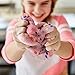 Lilizhou Clear Crystal Mud Toy Putty Making Kit for Kids and Adults, Stretchy Slime Stress Relief for girls, Super Soft and Non-Sticky, 2 Pack