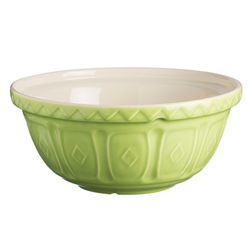 Mason Cash Earthenware Mixing Bowl, S12, 11-1/2-Inches, 4-1/4-Quarts, Bright Green