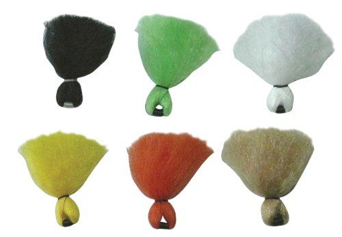 Anglers Accessories Poly Vee Hand Tied Yarn Strike Indicators 3 Pack White