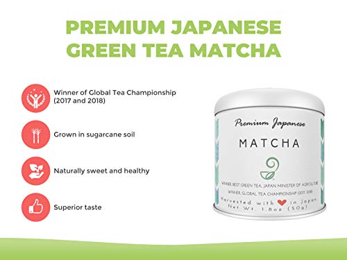 image for Japanese Green Tea Company Matcha Green Tea Powder - 100% Natural, Veg