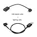 IRCtek USB Adapter Cable USB Data Converting Cable & Lighting Cable for DJI Spark / Mavic Remote Controller, Replace Wifi Connection, Support iphone 7/6/5 and ipad Pro / Air / Mini etc