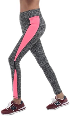FITN Lady Activewear Pink Legging Spring Summer Light Grey Pant Autumn High Waist Leggins 1201 Pink side XL