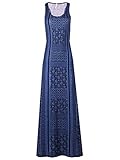 Taylor Perform Women's Sleeveless Casual Tank Racerback Maxi Long Dresses