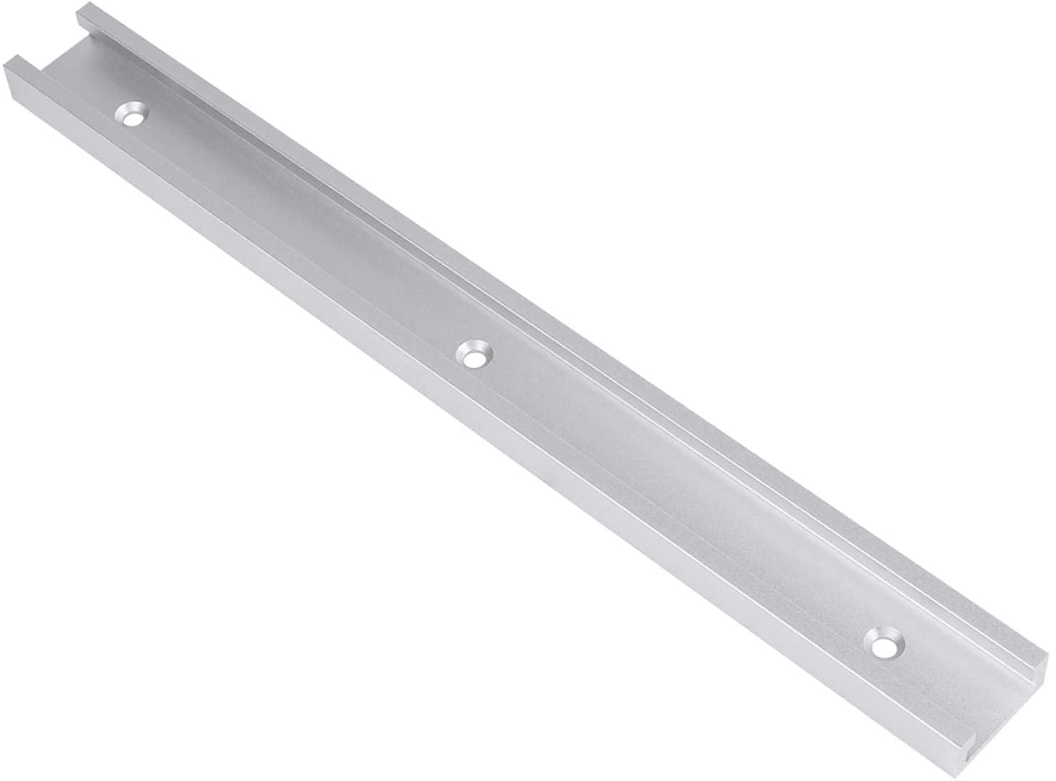 Namvo 2pcs 30 Type 300mm Woodworking Slide Pushing Rail Track Circular Saw, Inverted Table Woodworking Table Slide 6061 Aluminum Alloy,White