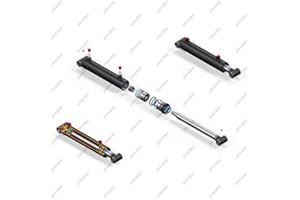 MIGHTY PUTTY Mighty Double Acting Hydraulic Welded Cylinder, Tube Cross - 2" Bore x 20" Stroke