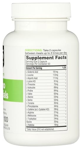 365 BY WHOLE FOODS MARKET AMINO ESSENTIALS, 100 CT