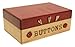 Walnut Hollow Unfinished Wood Roomy Box with Hinged Lid for Arts, Crafts and Home Decor Brown