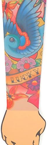 Ink Love Life Tattoo Sleeve Stretchable Body Art (Lucky Bird)