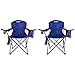 2-Pack Coleman Camping - Lawn Chairs With Built-In Cooler, Blue | 2 x 2000020266