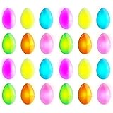 PartySticks Glow Easter Eggs 24pk Bulk Party Favors - Glow in The Dark Egg Party Supplies with 72 Mini Glow Sticks