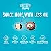 SKINNYDIPPED ALMONDS Dark Chocolate Espresso Covered Almonds, 1.5 Ounce Bag, 10 Count