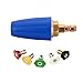 Challco 4000PSI Pressure Washer Rotating Turbo Nozzle 4.0 Orifice 4 GPM with Spray Nozzle Tips Kit. primary