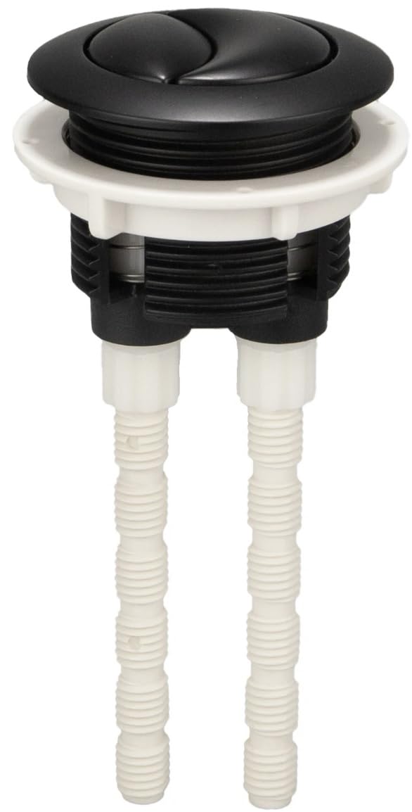 Matt Black Toilet Flush Button Replacement, Upgrade Your Bathroom with This Stylish and Durable Replacement - fits 38mm-43mm Hole