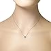 My Daily Styles 925 Sterling Silver Evil Eye Hamsa White Blue CZ Womens Pendant Necklace