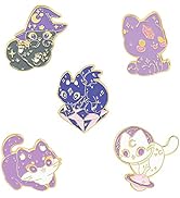 MJartoria Cute Enamel Brooch Pins-Cats Hug Book Shape Novelty Cartoon Cute Enamel Brooch Pins for...