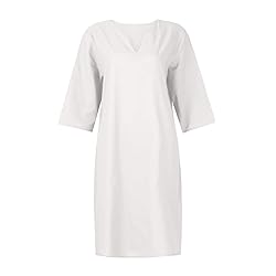 Cotton Linen Dresses for Women 2023,Trendy Summer