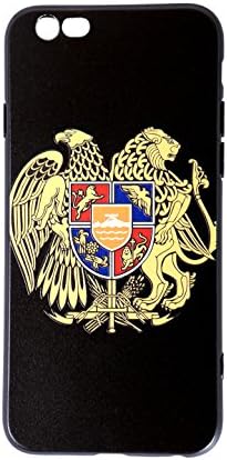 iPhone case 6 / 6S TPU Protective Anti-scratch Cover Silicone 4.7 inches (Color Ink on Black Case)