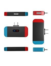 Bluetooth Adapter Audio Transmitter for Nintendo Switch,Type-C Port Support in-Game Voice Chat, Dongle to Headphones Headset Compatible for Nintendo Switch   PS4   Laptop PC on Windows 10 8 7