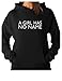 TeeStars - A Girl Has No Name Women Hoodie Medium Black